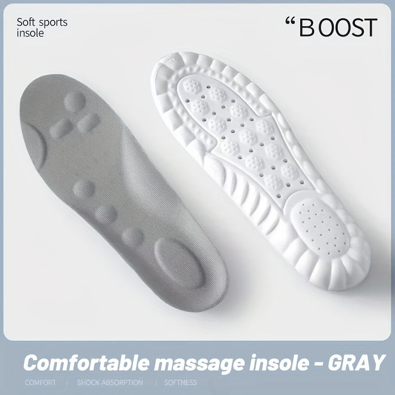 Sports Shock Absorption Insoles High Elastic Comfortable Running Insoles