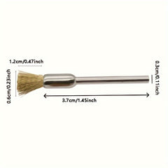3pcs Rotary Tool Brass Wire Brush Set