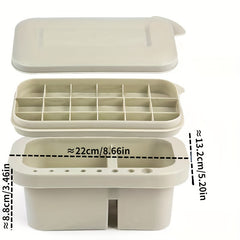 Multifunctional Paint Brush Holder with Palette - 7.62 cm - Art Supplies
