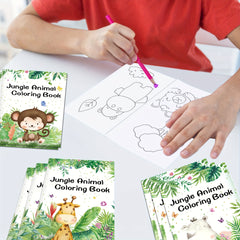 15pcs Mini Animals Coloring Books for Painting Drawing & Art Supplies