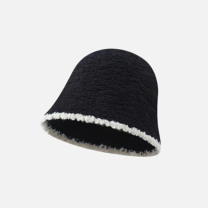Men's Street Plush Washable Bucket Hat