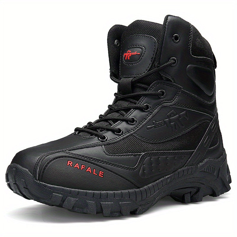 Men's Outdoor Zipper Tactical Boots - Anti-skid Training Boots