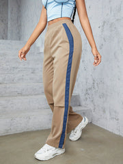 Women's Elastic Waist Sports Pant Loose Fit