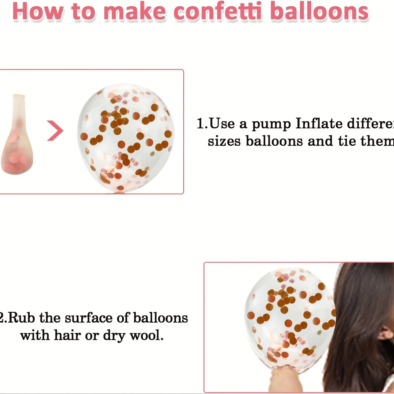 Rose Golden Balloon Garland Decoration Set for Women
