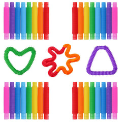 DIY Elastic Tube Toys in Random Colors Stretchable and Colorful for Kids Parties