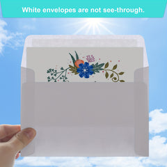 70 Packs A4 Self Seal Envelopes for Invitations - Weddings, Showers, Photos