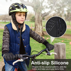 Kids Reflective Touch Screen Winter Gloves for Ages 6-12