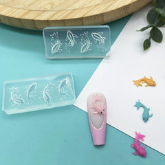 Koi Fish Silicone Resin Mold for DIY Craft Pendant Charms