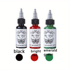 14 pc 14 Tattoo Ink Set 30 ML bottle 3D Makeup Beauty Skin Body Art