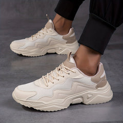 Men's Breathable Mesh Athletic Shoes Lace-up Walking Spring Summer