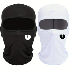 Unisex LOVE Print Casual Balaclava Cap For Outdoor Cycling