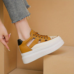 Breathable Walking Shoes Summer Casual Sneaker Hidden Heel