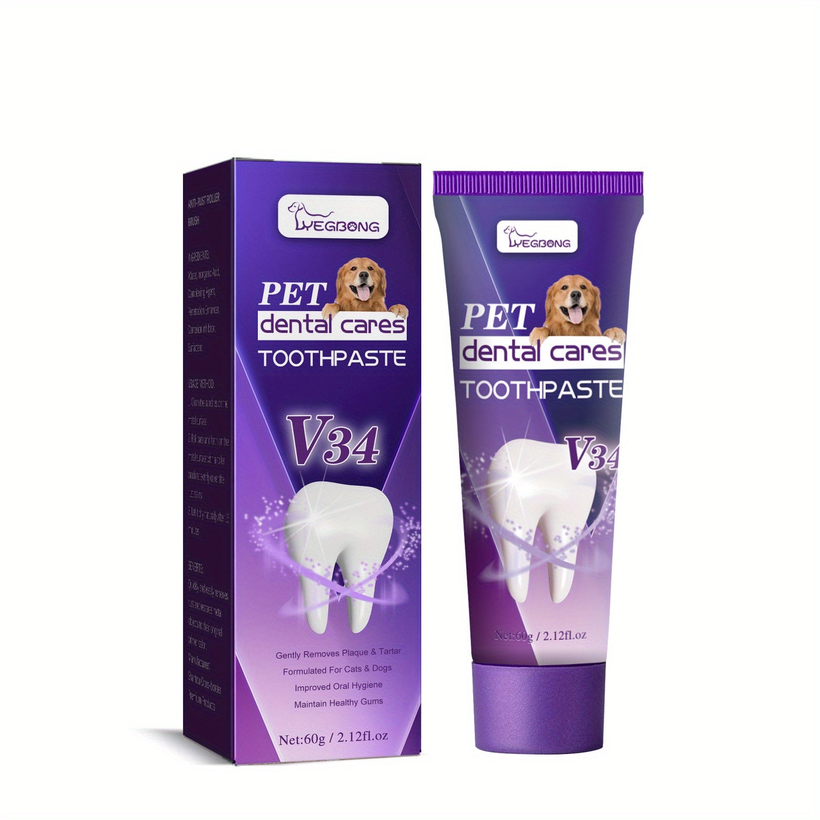 Pet Cat And Dog Toothpaste For Cleaning And Care
