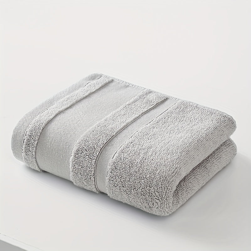 Soft Absorbent Gray Bathroom Towel Set 13x29.5in - Face Hand Body Washing