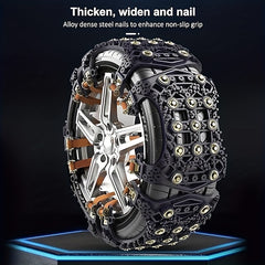 Non-Slip Wheel Snow Chains Car Accessories - Reusable Car Snow Chain