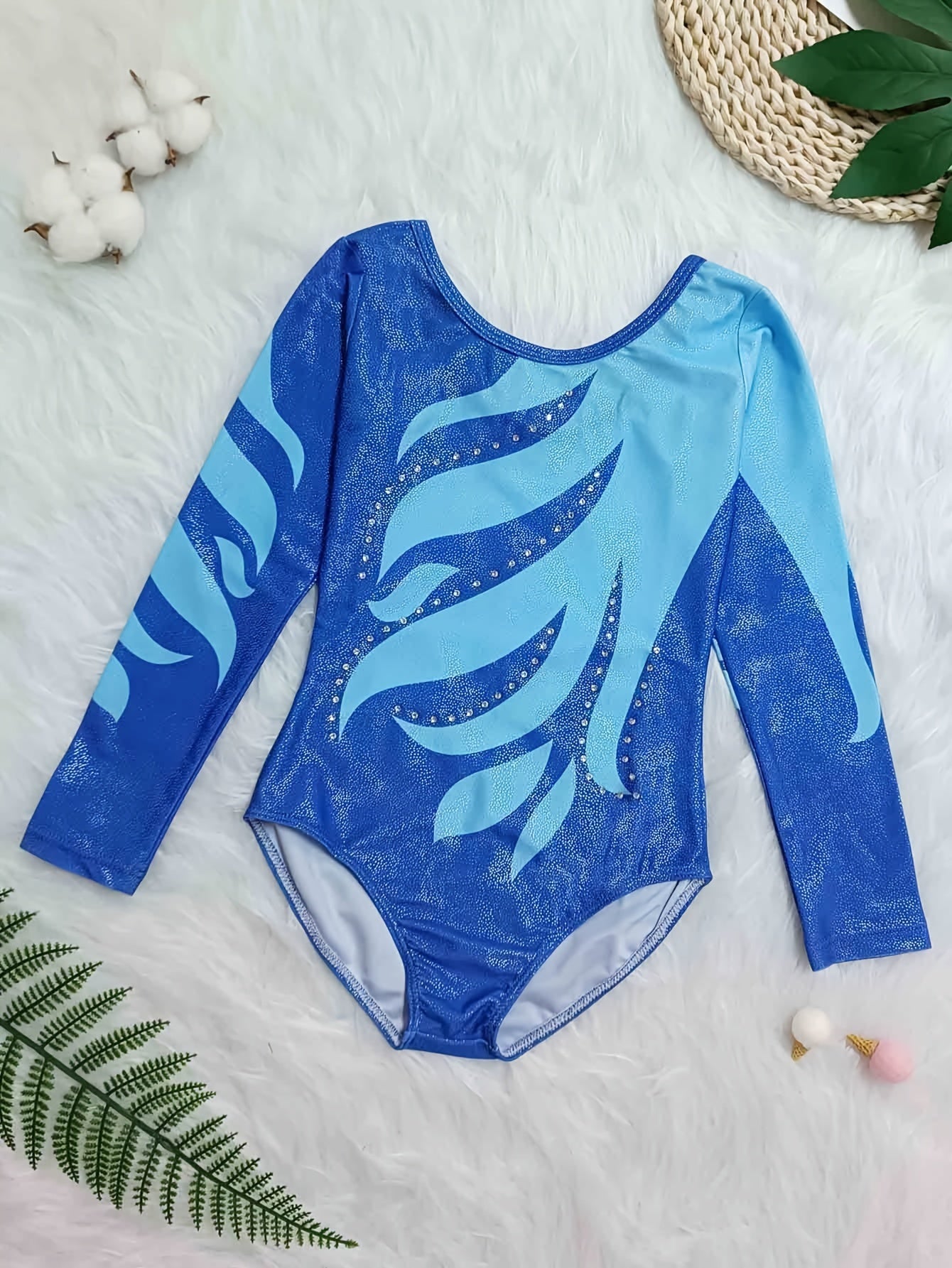 Girls Ballet Leotard Long Sleeve Gymnastics Suits