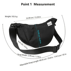 OMOUBOI Small Crossbody Bag Durable Waterproof Sling Bag for Men & Women