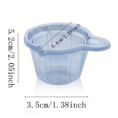 100Pcs 40ml Plastic Cups for Epoxy Resin Jewelry Making