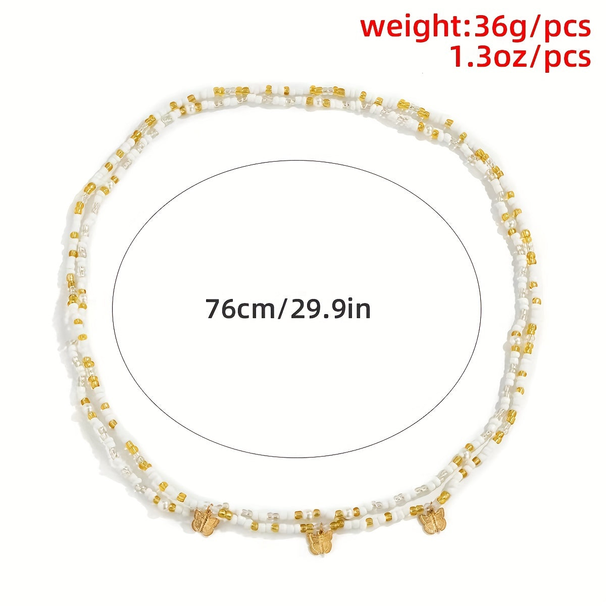 Vintage Butterfly Tassel Pendant Waist Chain for Women
