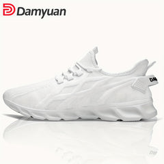 Breathable Lace Up Knitting Running Sports Shoes Casual Footwear