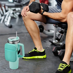 Water Bottle Pouch for Tumbler Cup with Phone Holder Bag