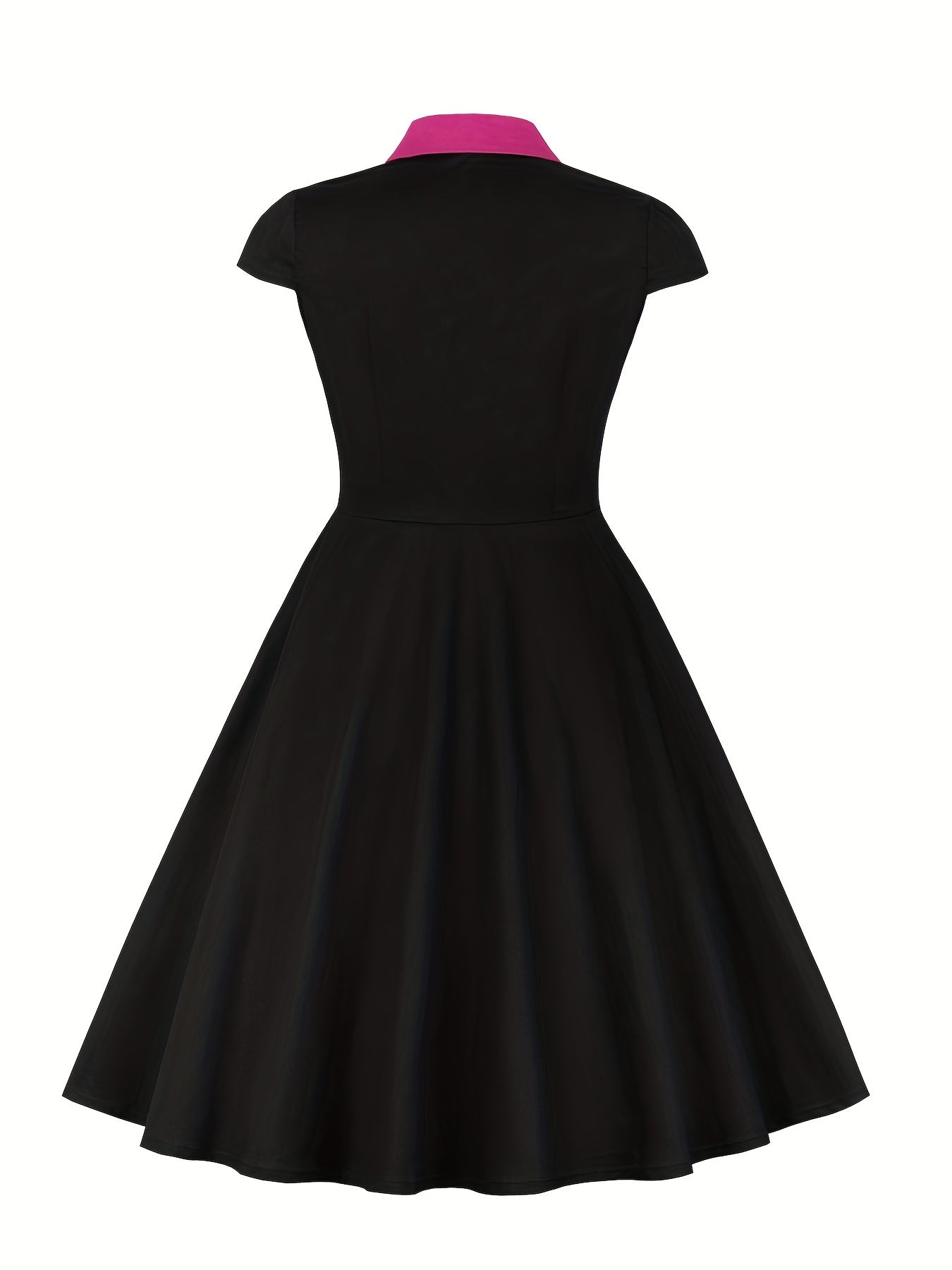 Colorblock Shirt Dress