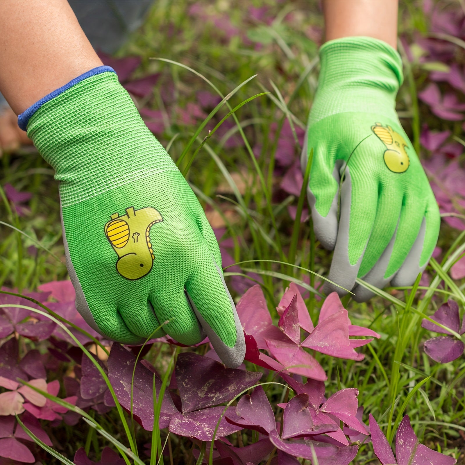 Child Cartoon Gardening Gloves Wear Resistant Safety Protection