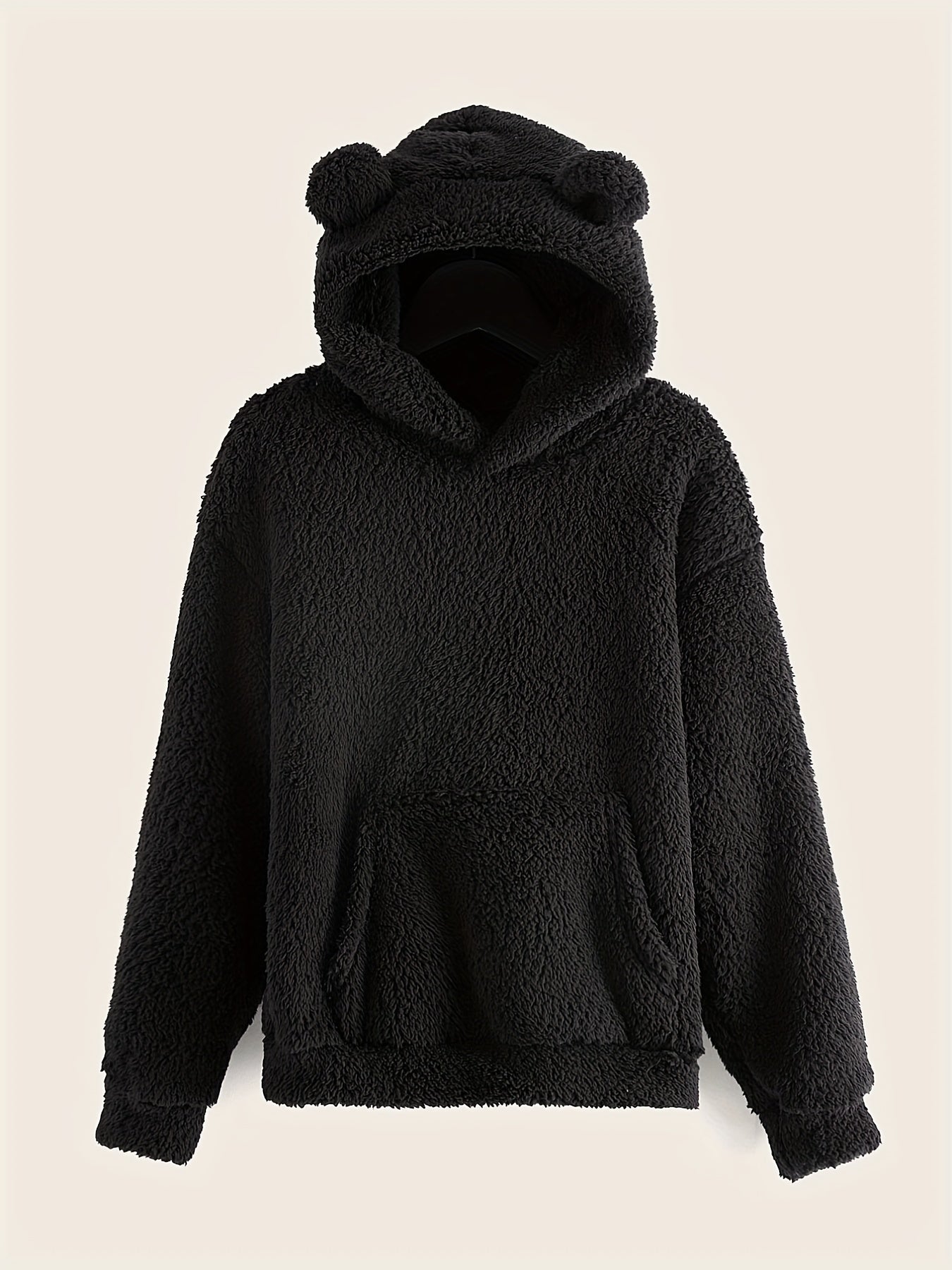 Boys Bear Ear Hoodies Long Sleeve Fuzzy Sweatshirts Pullover Tops