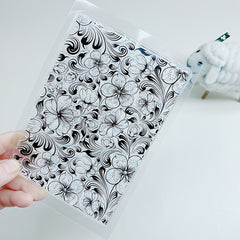 Flower Silicone Transparent Stamp for Card Making DIY Scrapbooking