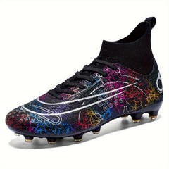 Non Slip Shockproof Training Soccer Spikes Cleats Lightweight Turf Shoes