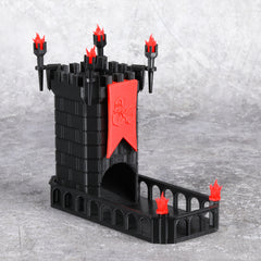 Medieval Castle Dice Tower and Tray for Board Games RPG