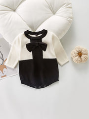 Baby Girls Bow Long Sleeve Bodysuit