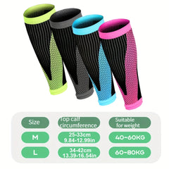 2pcs Sports Calf Protector Compression Sock Cover Men Women
