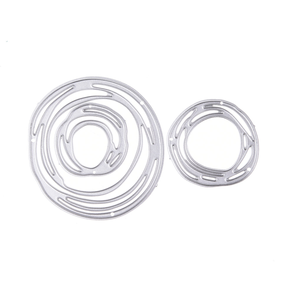 3pcs Round Circle Metal Cutting Dies Stencil