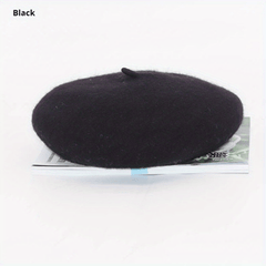 Kids Winter Berets Wool Painter Hats Retro Warm Knitted Hats