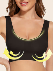 Padded Sports Bra Sleeveless Yoga Tank Tops