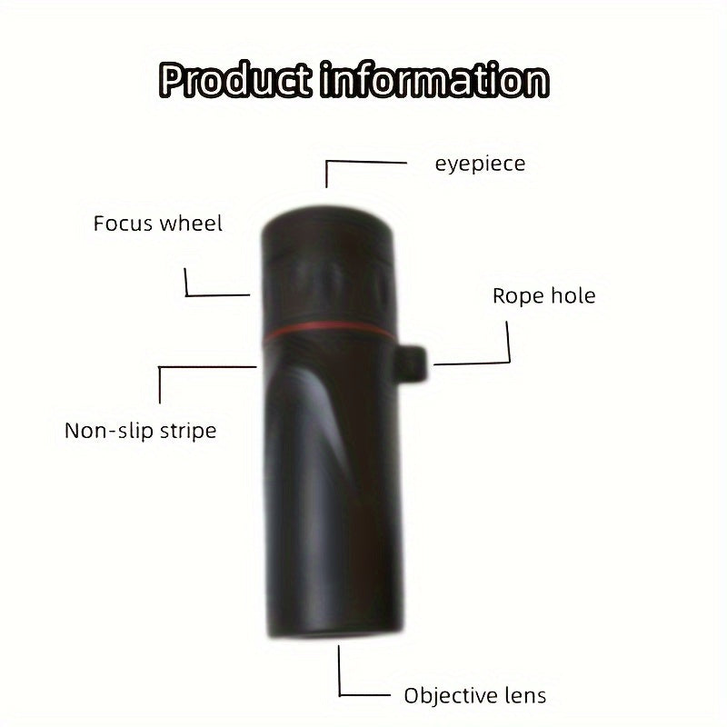HD Monocular Telescope for Birdwatching Camping Concert Travelling