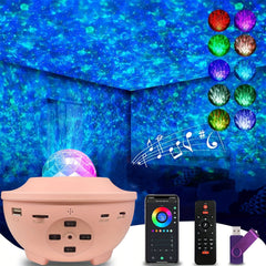 Starlight Projector Music Speaker Night Light