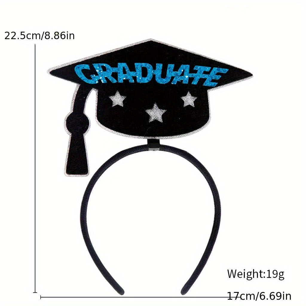 Graduation Decorative Hair Band Photo Prop Bachelor's Hat Head Band