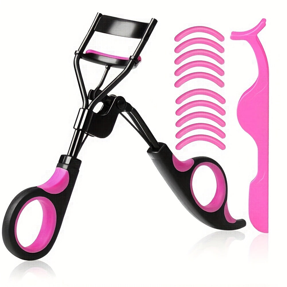 Professional Eyelash Curler Kit with 10 Extra Pads