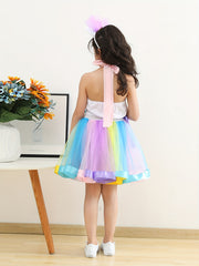 2pcs Mermaid Tutu Dress Halloween Costume