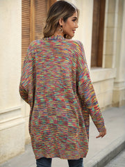 Rainbow Dot Open Front Cardigan