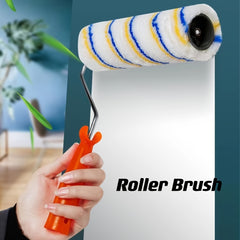 1pc Wool Cotton Thread Paint Roller Brush Latex Wall Painting Tool