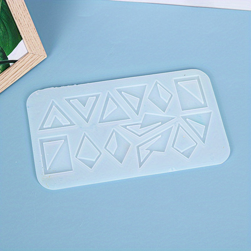 Epoxy Resin Mold Triangle Earrings Silicone Mold