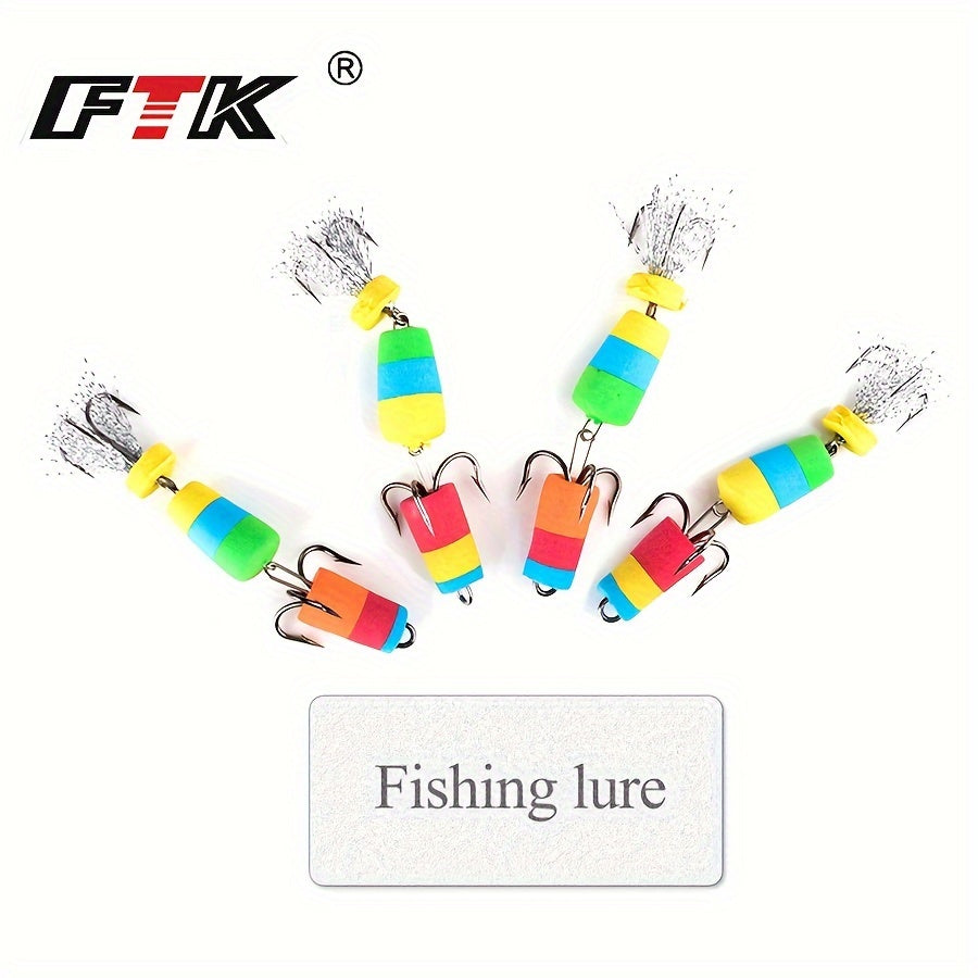FTK 4PCS Soft Bass Lure 2.1g 3.14inch