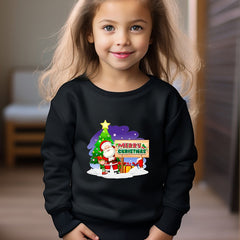 Dreamy Christmas Night Crew Neck Sweatshirt Kids Clothes Gift