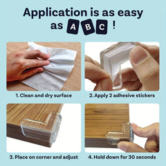 20pcs Baby Protection Corner Guards Safety Guards For Tables Cribs Fireplaces