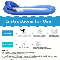 Inflatable Pool Lounger for Adults Float Hammock Raft