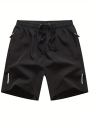 Men's Quick Dry Shorts With Side Pockets Elastic Waist