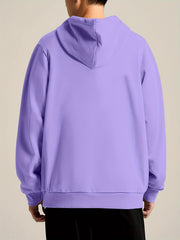 Vintage Style Print Hoodie for Men